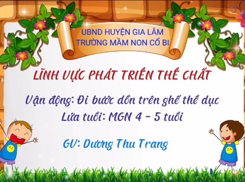 Lĩnh vực phát triển thể chất